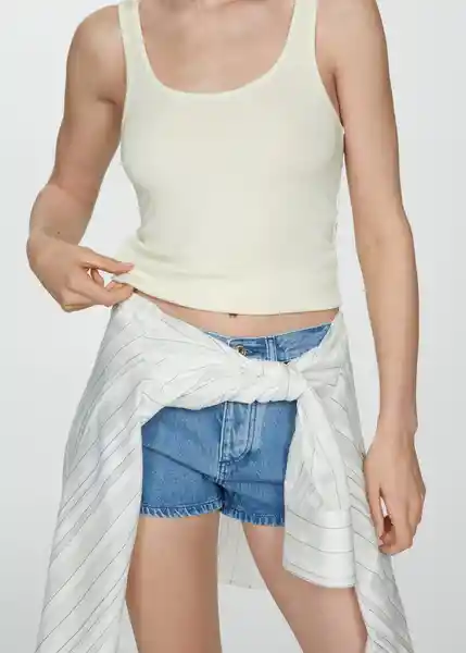 Top Chanti Crudo Talla M Mujer Mango