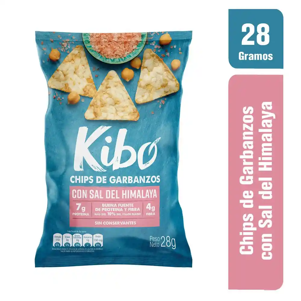 Kibo Chips de Garbanzos con Sal del Himalaya