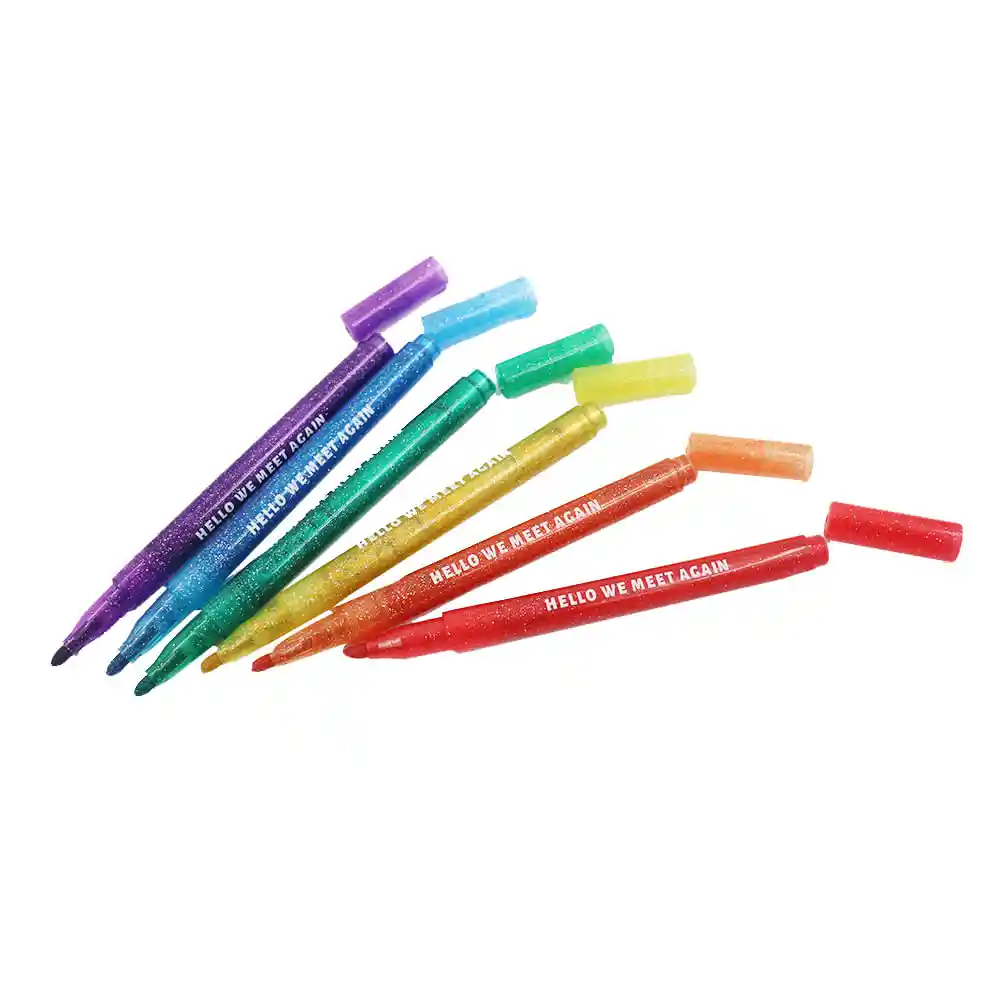 Miniso Marcatexto de Punta Fina Colores Brillantes 14 cm