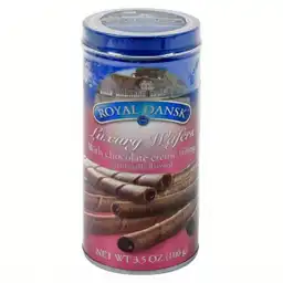 Royal Dansk Barquillo De Chocolate 100 G Sku 120337. Sku 077330530682