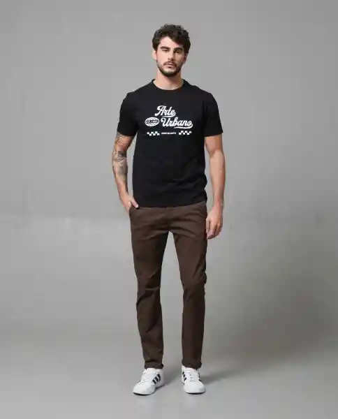 Camiseta Hombre Negro S 103G001_NEG194007 Rifle