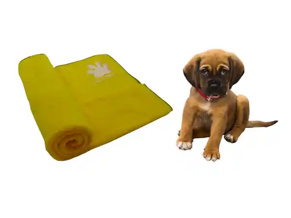 Hally Pets Cobija Térmica Mediana 70 cm x 70 cm Amarillo T3002