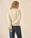 Cardigan Tejido Beige Otoño Claro Talla M 463G220 Esprit