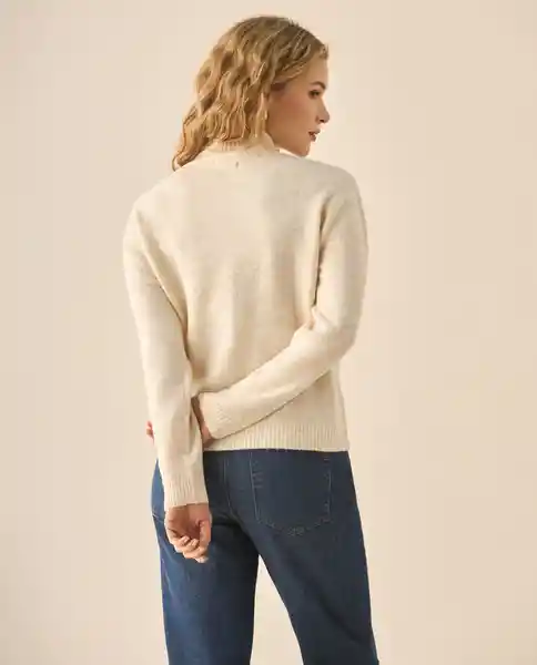 Cardigan Tejido Beige Otoño Claro Talla M 463G220 Esprit