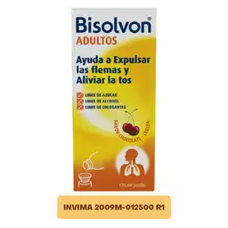 Bisolvon Jarabe para Adultos con Sabor a Cereza (8 mg)