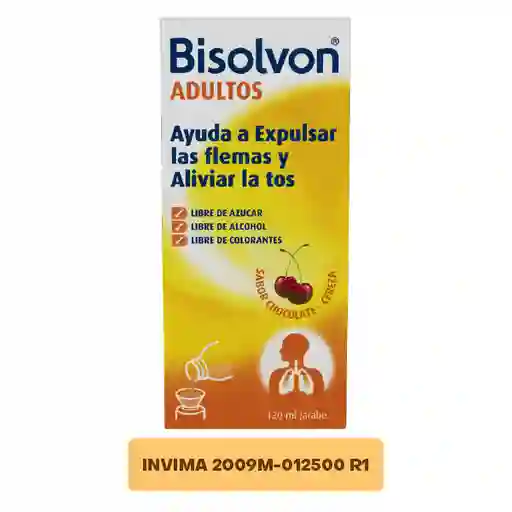 Bisolvon Jarabe para Adultos con Sabor a Cereza (8 mg)