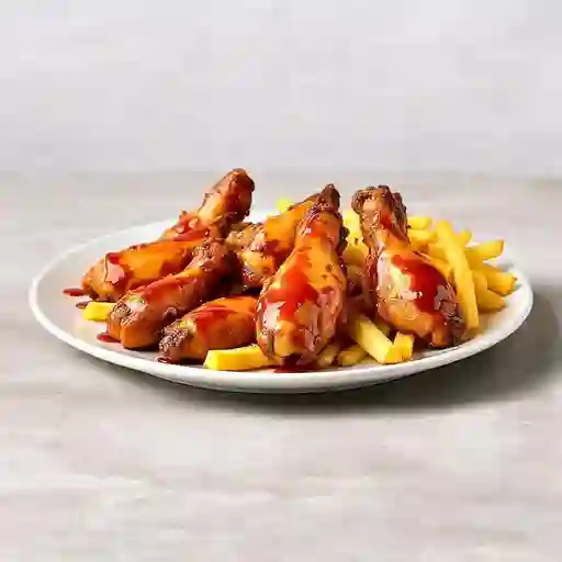 Alitas bbq x 8 unidades