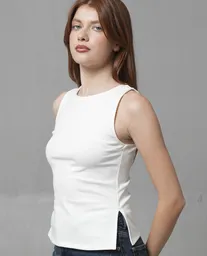 Camiseta Mujer Crudo Talla S 209G029_CRU110604 Rifle