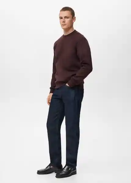 Buzo Sudadera Nola Vino Talla M Hombre Mango