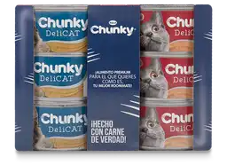 Chunky Pack Alimento Para Gato Deli Cat Surtida