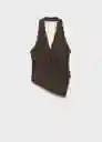Top Toucan Chocolate Talla M Mujer Mango