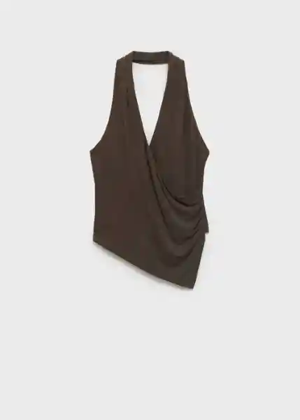 Top Toucan Chocolate Talla M Mujer Mango