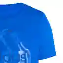 Adidas Camiseta M Fld Bos Logo Hombre Azul Talla L Ref: IV7006