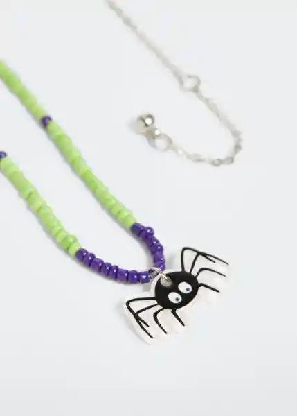 Collar Spider Verde Talla 99 Niñas Mango