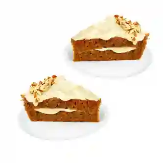 Torta de zanahoria - 2 porciones