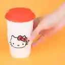 Vaso de Cerámica Hello Kitty Sanrio Rojo 400 mL Miniso