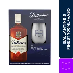 Ballantine's Finest Pack Whisky + Vaso