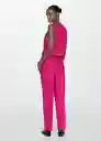 Chaleco Boreli Fucsia Talla XL Mujer Mango