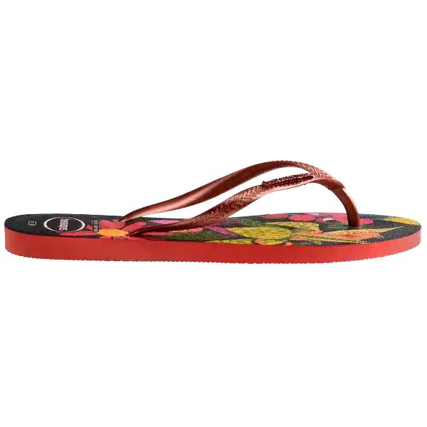 Sandalias Slim Tropical Salmón Talla 38 4122111 Havaianas