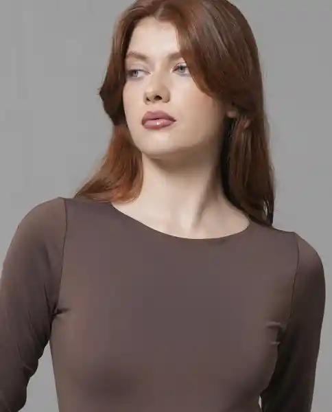 Camiseta Mujer Café Talla XL 209G016_CAF191121 Rifle