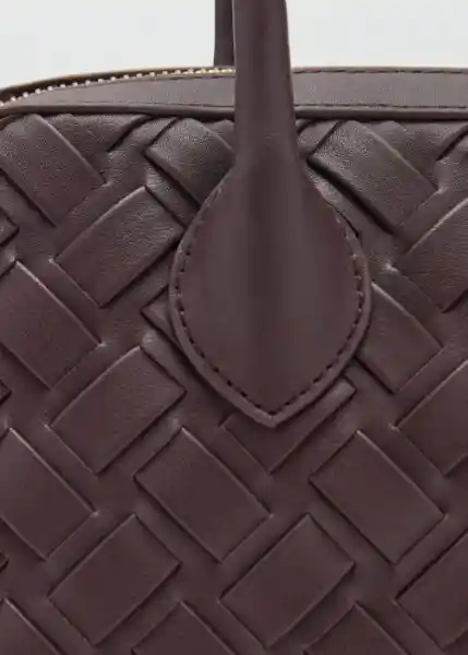 Bolso G Clavel Chocolate Talla 99 Mujer Mango