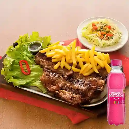 Combo Carne + Postobón Manzana 250 ml