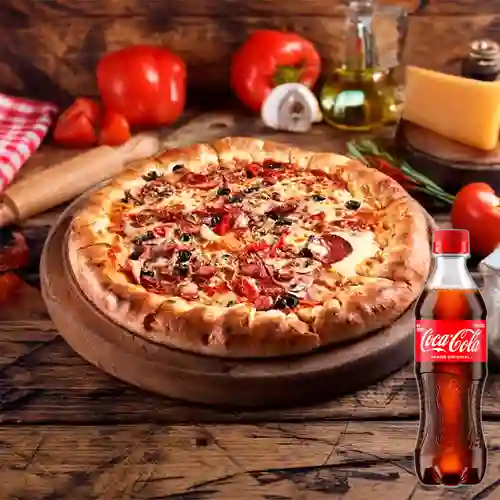 Combo Pizza Criolla Personal +Cocacola Orig 400ml
