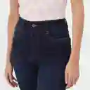 Jean Muse Tiro Alto Bota Skinny Azul Talla 10 - 678315