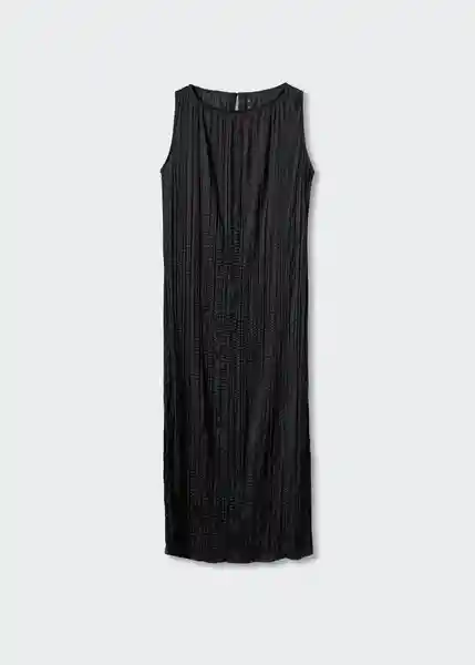 Vestido Plain Negro Talla XL Mujer Mango