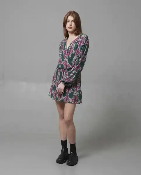 Vestido Mujer Verde Talla M 279G003_VER195406 Rifle