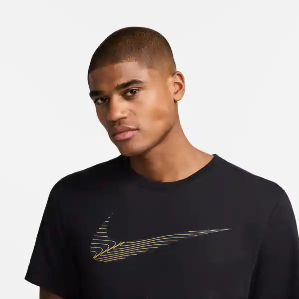 Nike Camiseta M Df Tee 2 Yr Swoosh Negro T.L Ref: FJ2464-010