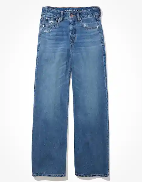 Jean Skater Mujer Azul Talla 12 REGULAR American Eagle