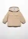 Abrigo Parka Noah Beige Talla 69 Niños Mango