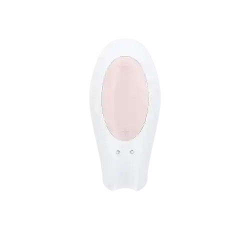 SATISFYER Vibrador Double Joy Para Parejas Blanco