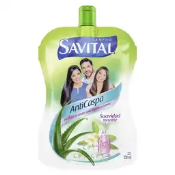 Savital Shampoo Anticaspa con Extracto de Té Verde y Sábila