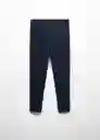 Pantalón Cugat Navy Talla 07 Niños Mango