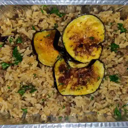 Arroz de berenjena