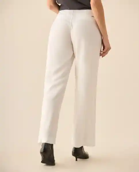 Pantalón Blanco Radiante Claro Talla 6 433G016 Esprit