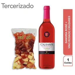 Combo Selvati Sangría Rosé + Vino Rosado Cruzares