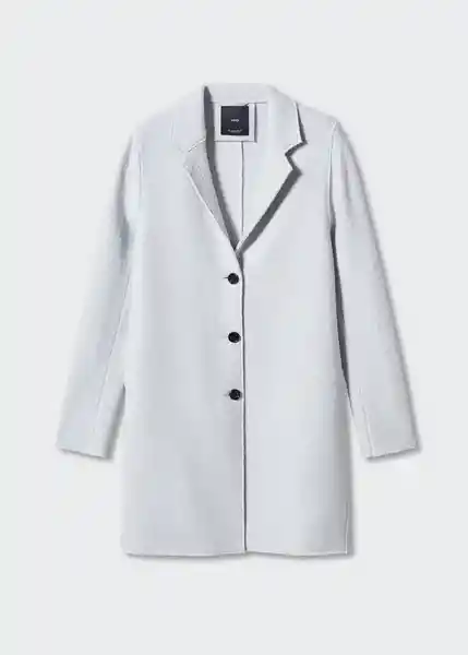 Abrigo Cubito Gris Claro Vigoré Talla 18 Mujer Mango