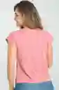 Camiseta Libby Color Rosado Oscuro Talla M Ragged