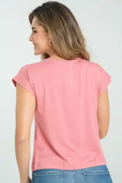 Camiseta Libby Color Rosado Oscuro Talla M Ragged