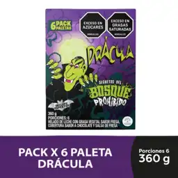 Crem Helado Paleta Drácula Secretos Del Bosque Prohibido
