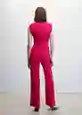 Enterizo Mono Delfina Fucsia Talla XS Mujer Mango