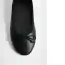 Zapato Paso Negro Talla 39 Mujer Mango