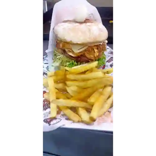 Hamburguesa Mixta en Combo