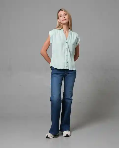 Camisa Mujer Verde S 210 G100_VER165112 Rifle