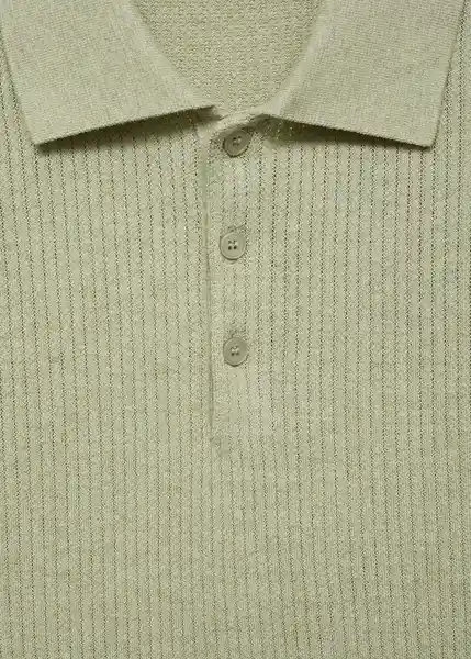 Camiseta Polo Flew Manzana Talla S Hombre Mango