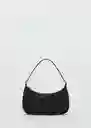 Bolso M Poma Negro Talla 99 Mujer Mango