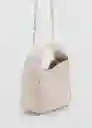 Bolso M Paco Offwhite Talla 99 Mujer Mango